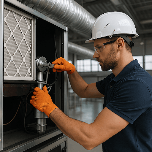 System HVAC do sezonowej zmiany produkcji