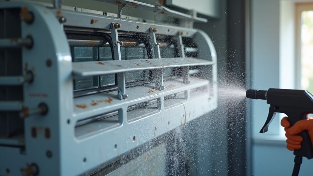 Czyszczenie jednostki wewnetrznej klimatyzacji — mycie parownika — Fastclean
